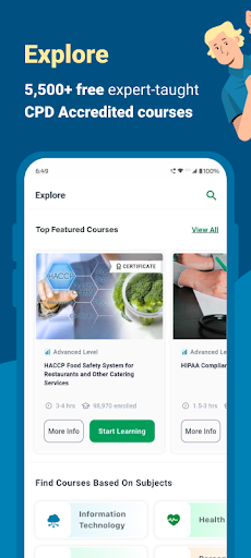 Screenshot of Alison: Online Education App
