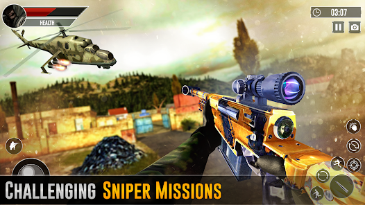 Captura de Pantalla 19 IGI Sniper FPS Shooting Games android