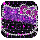 Diamond Kitty Bow Glitter Keyboard Theme icon
