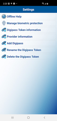 F&M Trust Authenticator Screen 3