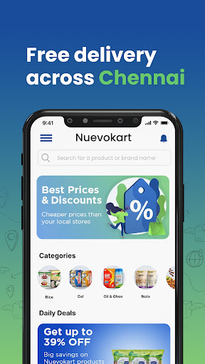 Android application Nuevokart: Grocery Shopping screenshort