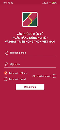 Android application iOffice Agribank screenshort