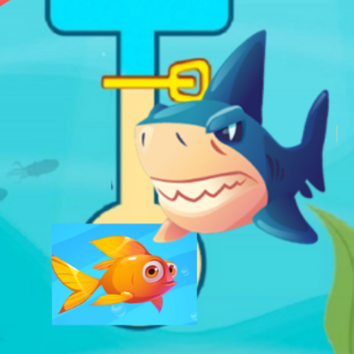 Save The Fish Pull Pin logo
