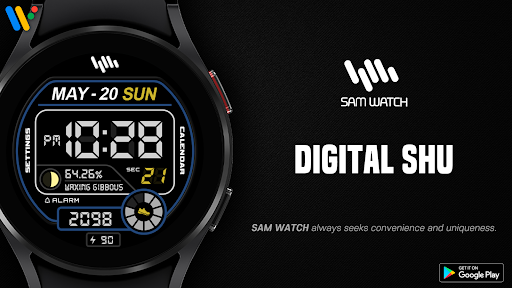 Android application SamWatch Digital Shu screenshort