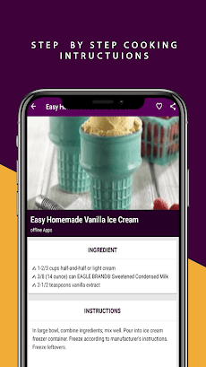 Ice Cream Recipes Offlineのおすすめ画像4