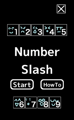Android application Number Slash screenshort