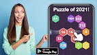 screenshot of 2048 Hexagon-Number Merge Game