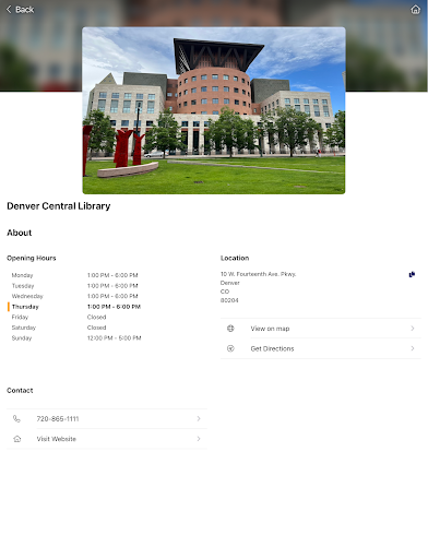 Screenshot of Solus Library App
