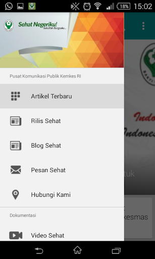 Android application Sehat Negeriku - Ministry of H screenshort