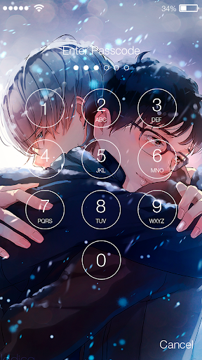 Cute Yuri Anime Wallpaper Ice Skating Screen Lock