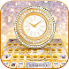 最新版、クールな Gold Glitter Clock のテ - Androidアプリ