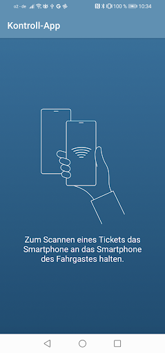 Android application eTicketing Control App screenshort