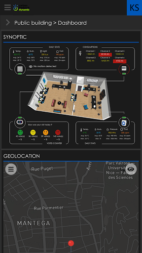 Android application Ynergie screenshort