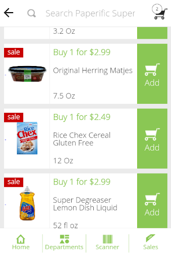 Screenshot of Paperific Supermarket