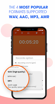 Voice Recorder Unlimited Time, HD Sound No Noiseのおすすめ画像3