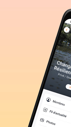 Android application Plateforme AIMF screenshort