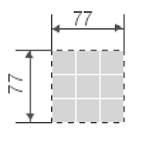 Calculation of paving slabs