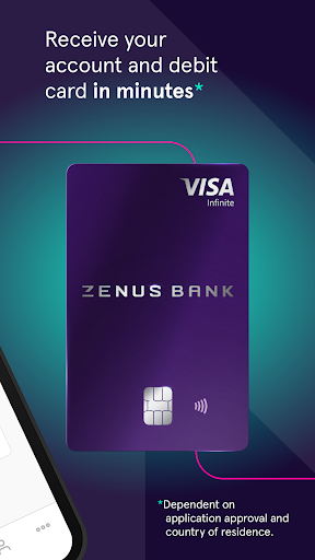 Zenus Bank: U.S. bank accounts Screen 2
