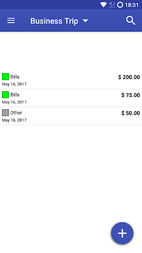 Budget Planner Screen 2