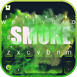 Cover Image of Download Green Smoke Effect Keyboard Th  APK