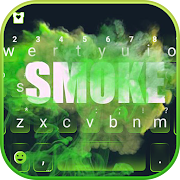 Green Smoke Effect Keyboard Theme