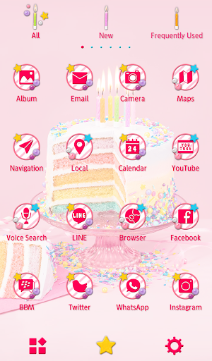 Colorful Cake Theme Screen 3