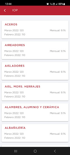 Info Camarco CBA Screen 2