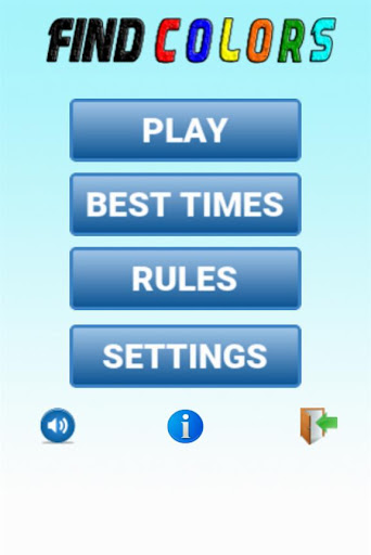 Android application Find Colors (MasterMind) screenshort