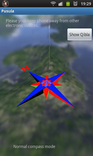Qibla and Compass 3D Screen 2