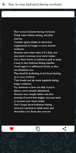 Fitness Tips Screen 2