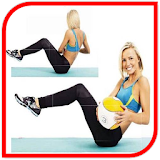 Abs Exercise for Women at Home icon