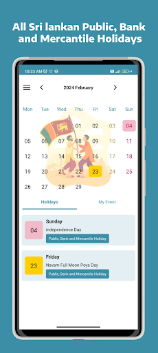 Calendar Sri Lanka - 2024 Screen 3