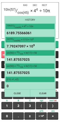 Scientific Calculator Advanced Screen 3