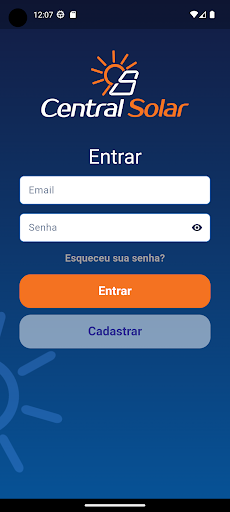 Android application Central Solar screenshort