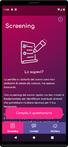Android application MySleepApp screenshort