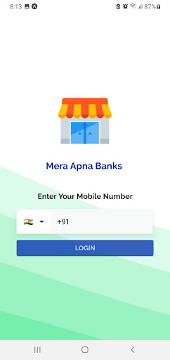Android application Mera Banks screenshort