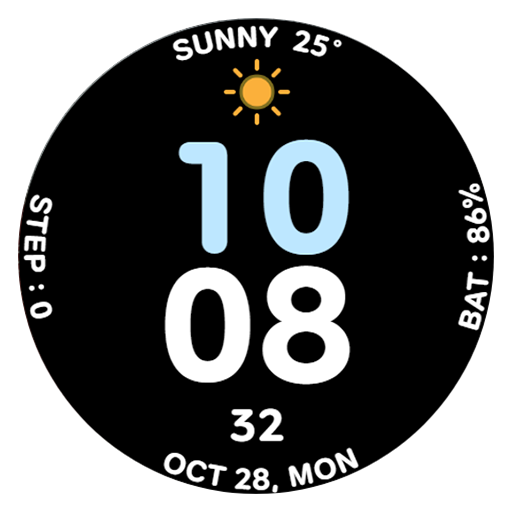 AWD CUTE W watch face