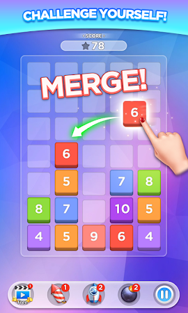 Game screenshot Merge Number Puzzle mod apk