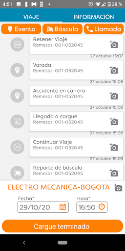 Android application ctrl conductor screenshort