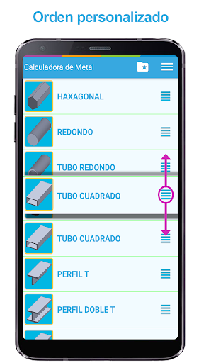 Vista previa de la aplicación
