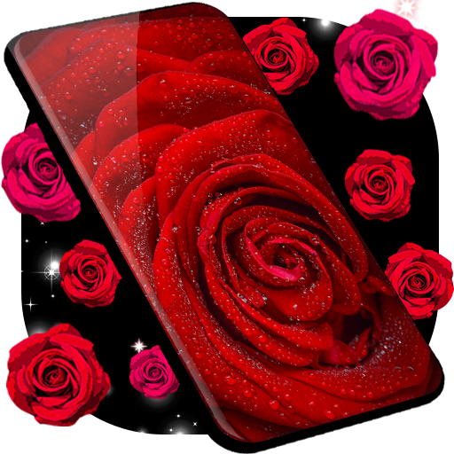 Red Rose Live Wallpaper Flowers 4k Wallpapers Google Play De Uygulamalar