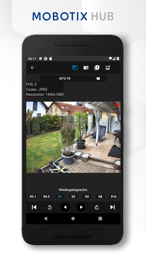 Android application MOBOTIX HUB Mobile Client screenshort