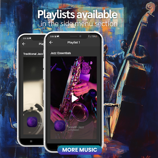 Screenshot of Jazz & Blues Music radio