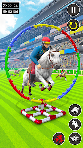 Tent Pegging Horse Racing Game