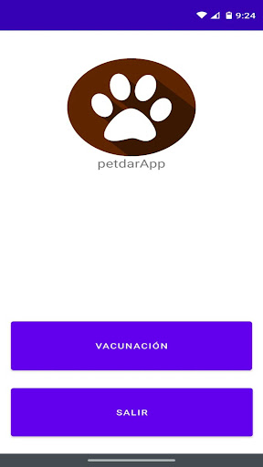 Android application PetDar App screenshort