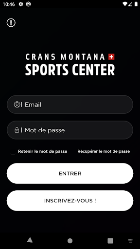 Android application Crans Montana Sports Center screenshort