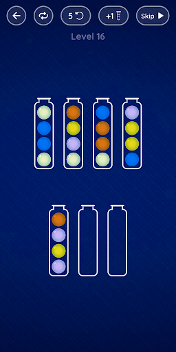 Color Shift: Ball Sort Game Screen 2