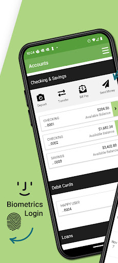 Screenshot of Woodforest Mobile Banking