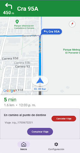 ODRD Driver Servinformación Screen 2