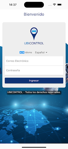 Android application Ubicontrol EC/DC Rastreo GPS screenshort